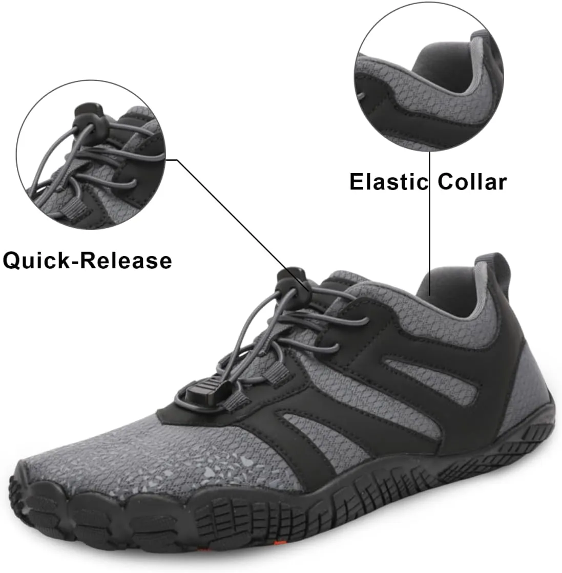 Barefoot Shoes Men Women Minimalist Wide Toe Box Zero Drop Lightweight Cross Training Shoes Trail Running Hiking Sneakers
