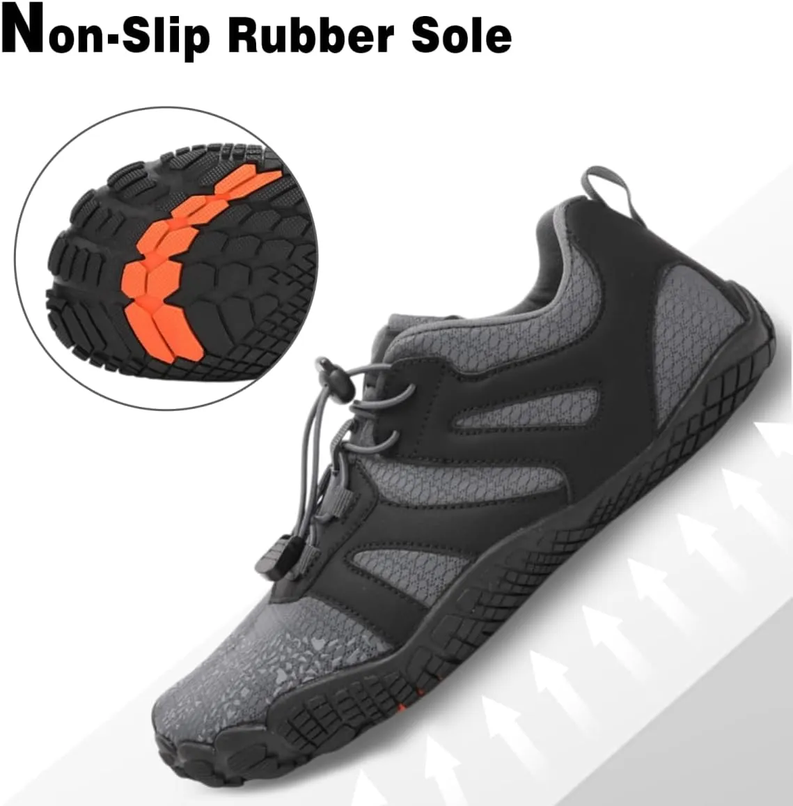 Barefoot Shoes Men Women Minimalist Wide Toe Box Zero Drop Lightweight Cross Training Shoes Trail Running Hiking Sneakers