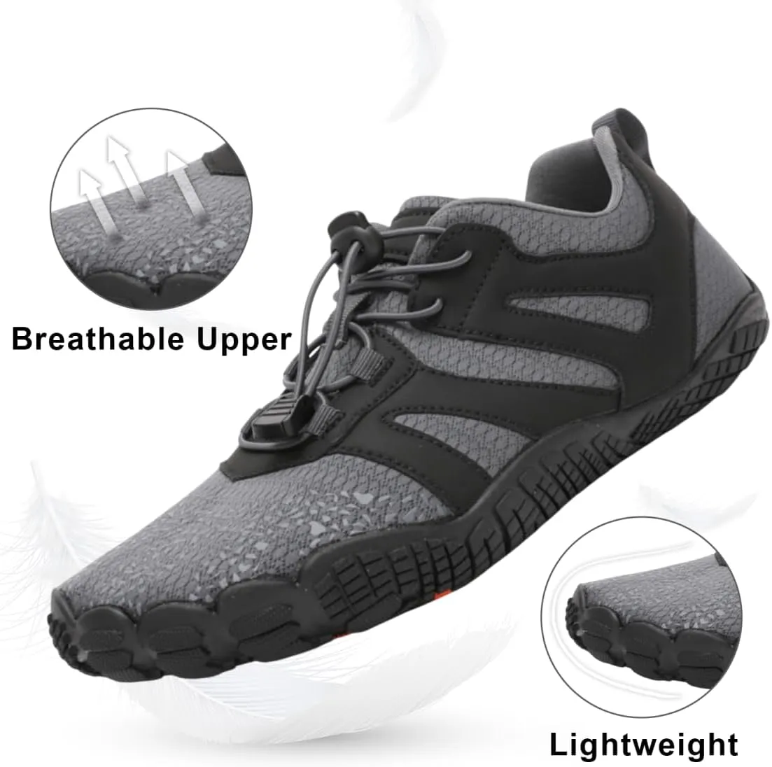 Barefoot Shoes Men Women Minimalist Wide Toe Box Zero Drop Lightweight Cross Training Shoes Trail Running Hiking Sneakers