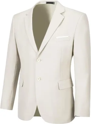 Blazer for Men Casual Mens Suit Jacket Slim Fit Men's Suit Outfit Notch Lapel Men's Sport Coats & Blazers