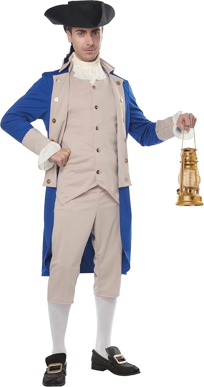 California Costumes Men's George Washington/Thomas Jefferson/Alexander Hamilton/Colonial Costume