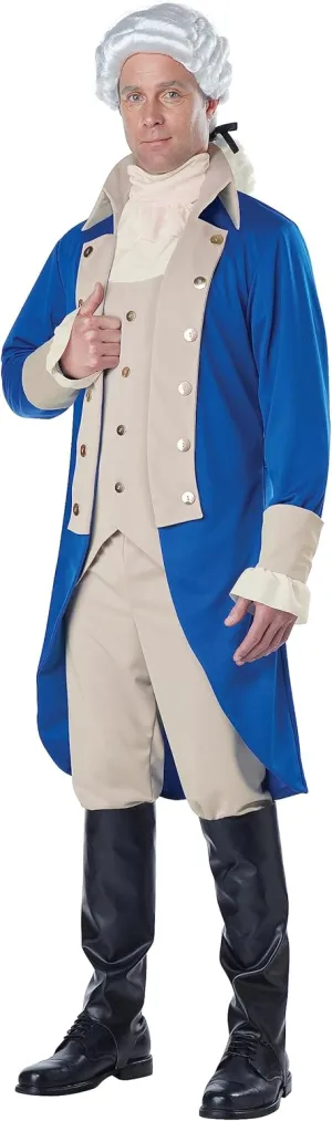 California Costumes Men's George Washington/Thomas Jefferson/Alexander Hamilton/Colonial Costume
