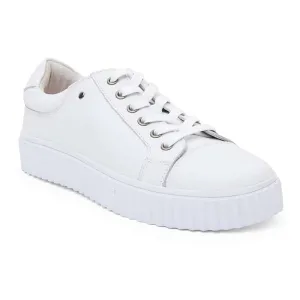 Carina Sneaker in White Leather