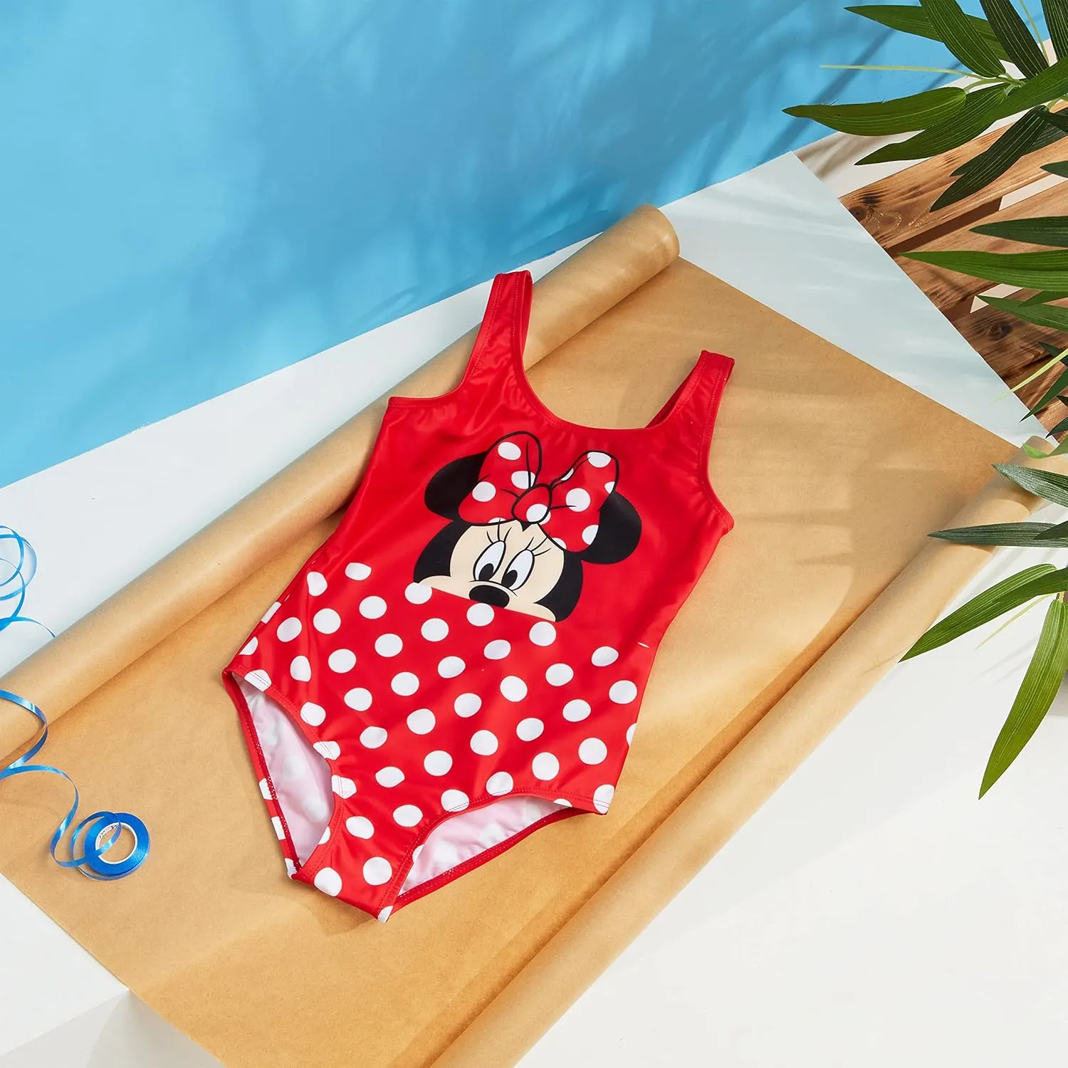 Disney Girls One Piece Swimsuit Comfortable Stretchy Swimsuit - Girls Gifts
