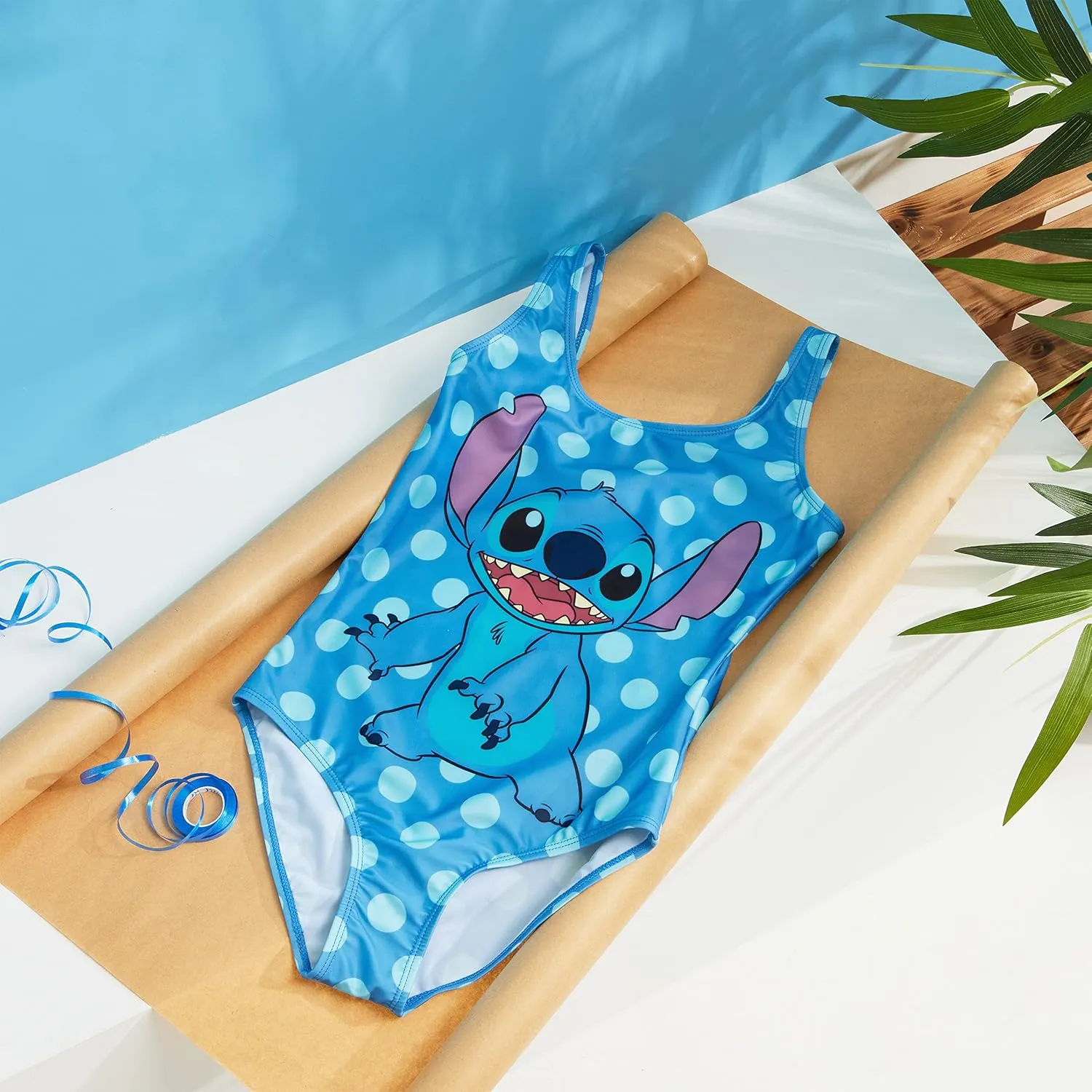 Disney Girls One Piece Swimsuit Comfortable Stretchy Swimsuit - Girls Gifts