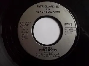 PATRICK MACNEE & HONOR BLACKMAN Kinky Boots 7" vinyl Large centre hole