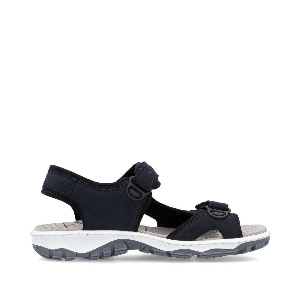 Rieker Ladies Velcro Adjustable Walking Sandal