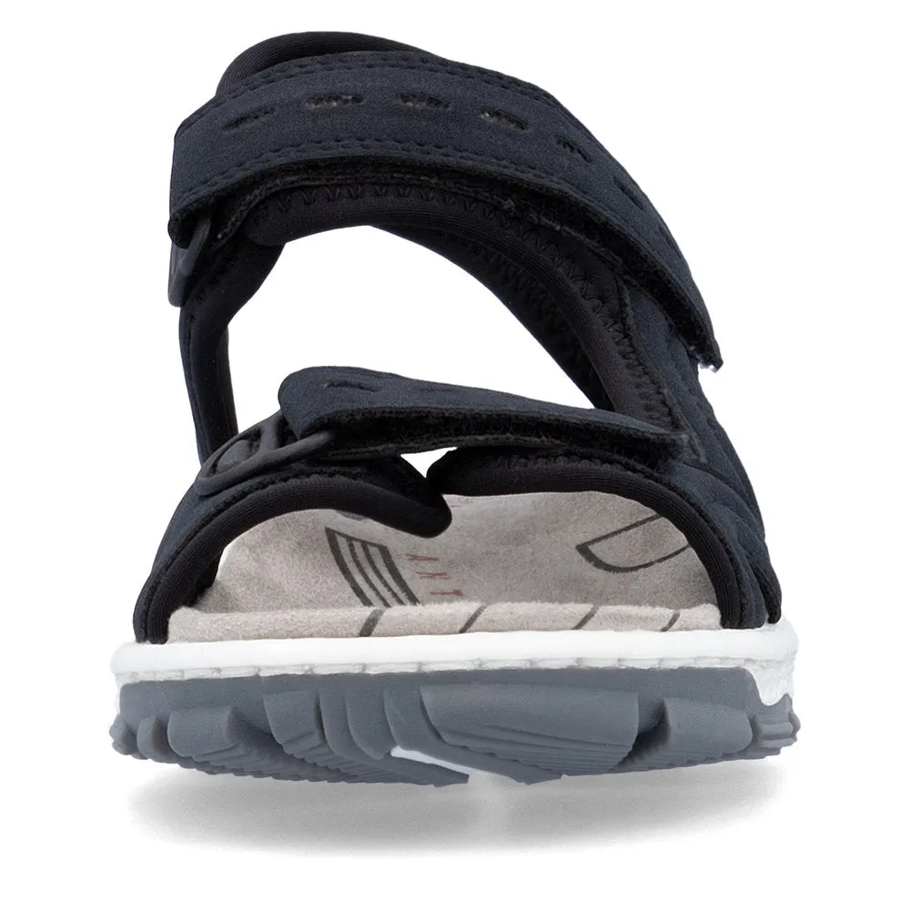 Rieker Ladies Velcro Adjustable Walking Sandal