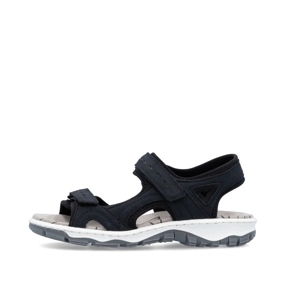 Rieker Ladies Velcro Adjustable Walking Sandal