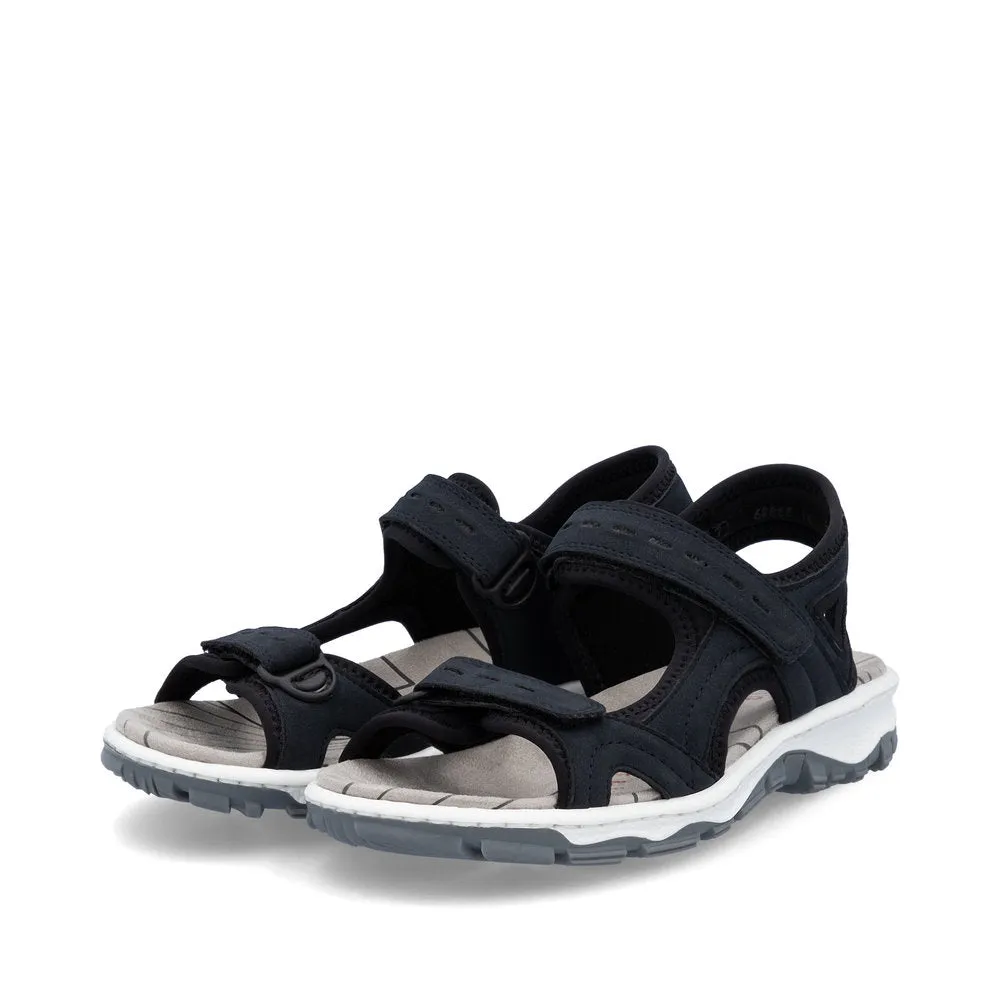 Rieker Ladies Velcro Adjustable Walking Sandal