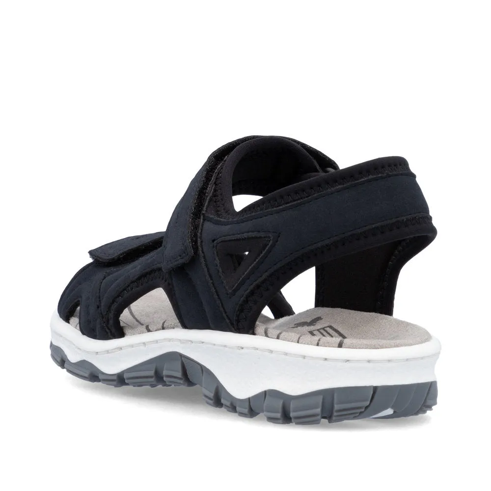 Rieker Ladies Velcro Adjustable Walking Sandal
