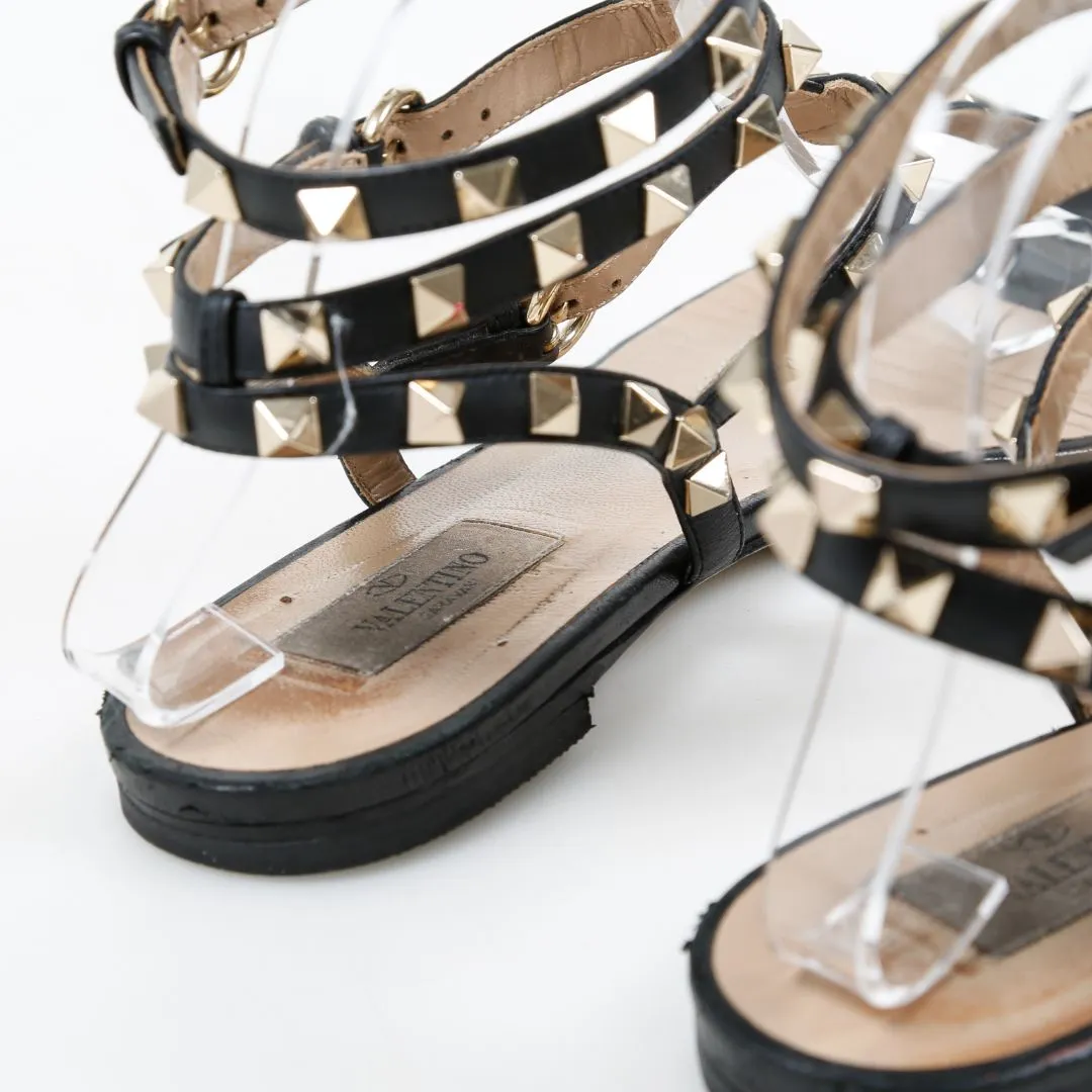 Valentino Rockstud Caged Flats Size 39.5