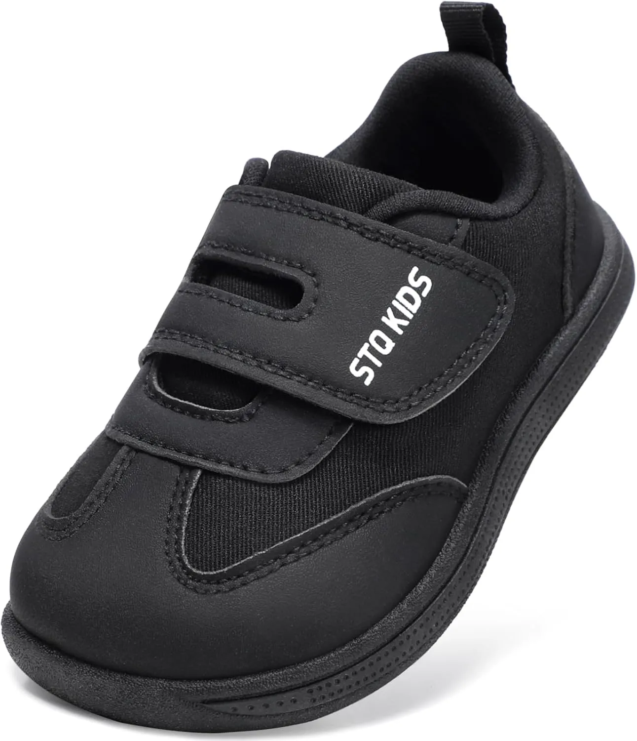 Wide Toe Box Toddler Shoes Zero Drop Boys Girls Barefoot Shoe Non-Slip Little Kids Sneakers for First Walking
