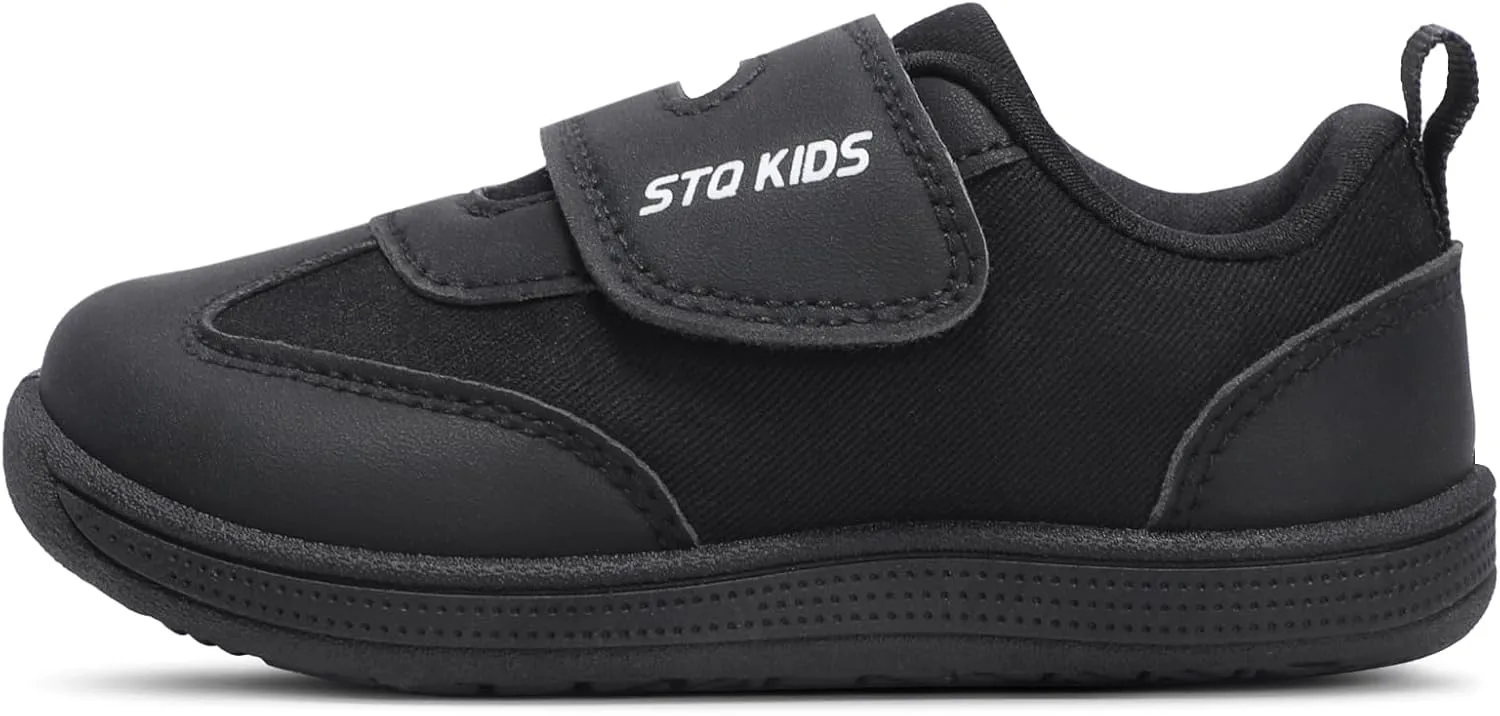 Wide Toe Box Toddler Shoes Zero Drop Boys Girls Barefoot Shoe Non-Slip Little Kids Sneakers for First Walking